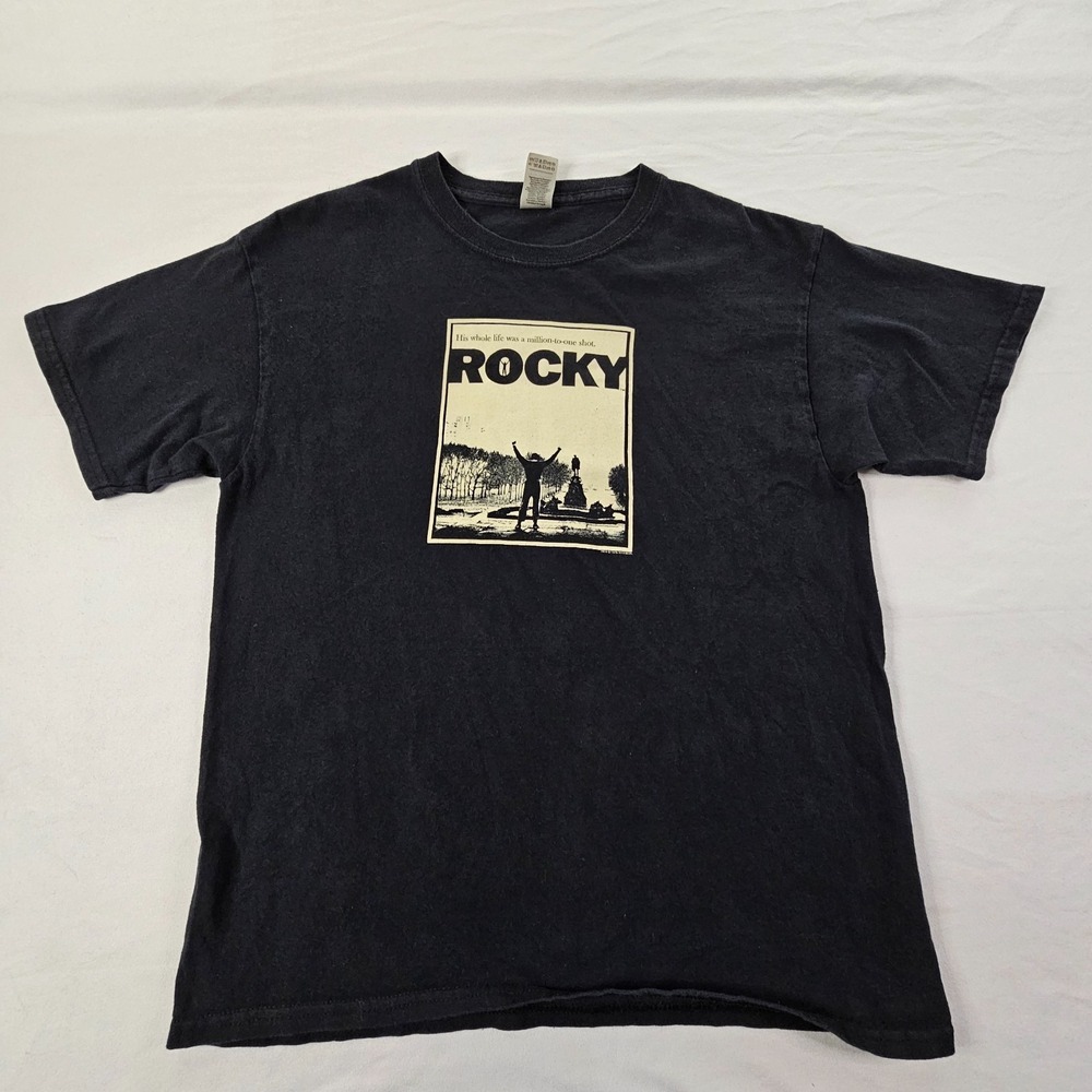 Rocky Balboa Million to One Black Short Sleeve Cotton T-Shirt Youth XL
